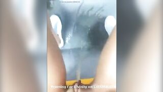 Pissing in the public transport