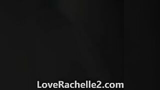 Curvy brunette girl masturbates and poop on the couch