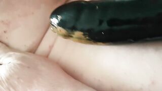 Inflatable butt plug and shit smearing