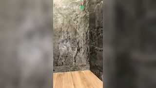 Inked up slut drops a load