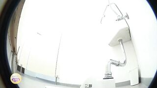 Cute Japanese school girl leaking diarrhea