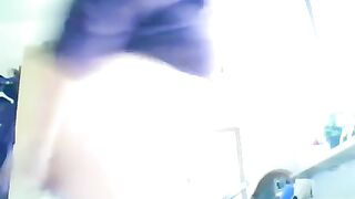 Hairy mature asshole and shit