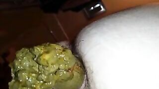 Hot hairy turds closeup