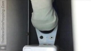 More Women Poopingat Public Restroom