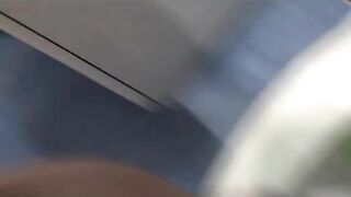 Thick round ass and toilet shit