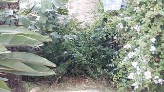 Sexy ass lady and hot pee