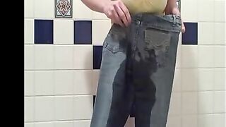 Pee in jeans