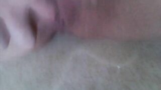 Pee with finger pussy