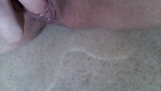 Pee with finger pussy