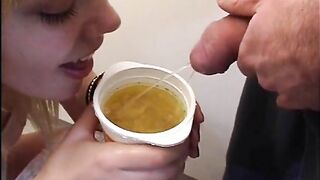Instant soup with piss