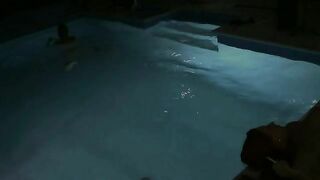 Pee in the swimming pool