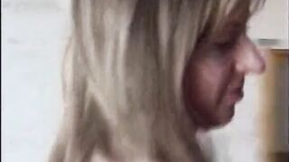 Cute amateur teen girl poops nicely