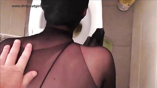 Private scat bitch in nylons