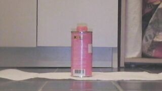 Nasty lady shitting hard in style