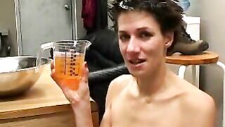 Nasty pee lover slut