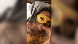 Nasty Shitty blowjob, eat and piss