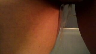 Naught and nasty wife leaking pee