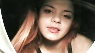 Amateur teen with hot hairy pooper