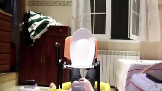 Spanish girls shitting on the slave