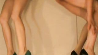 Two stylish sluts pooping together