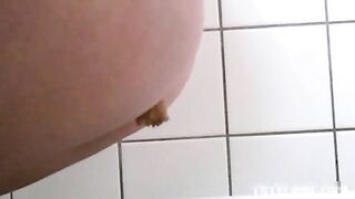 Voyeur Pooping All Over Closeup