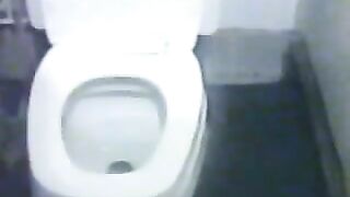 Wine Enema and toilet closeup