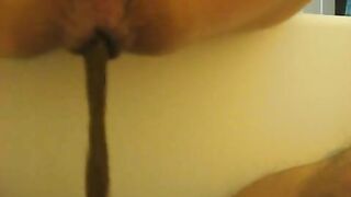 Lusty bbw lady showing her hard shit
