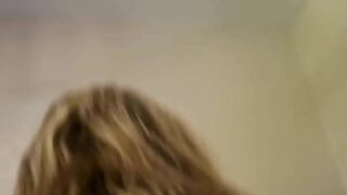 Cheeky asshole lady shitting on hubby