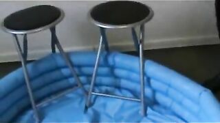 Hot Amateur wife shitting