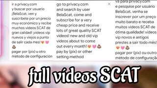 Woman eats her own shit out of her ass