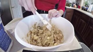 Amateur bbw lady eating shitty cupcakes