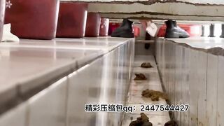 Amateur beautiful women poop in the toilet