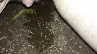 Big clit woman piss and shit