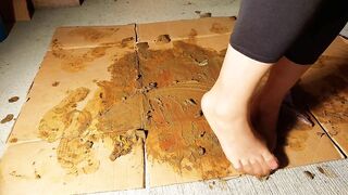 Bitch Brown Nylons Socks & Shit