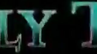 Blond chick jean pooping