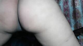 Cam girl gets a dirty dildo closeup