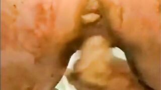 Vintage scat threesome