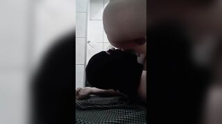 Fat lady shits for slave