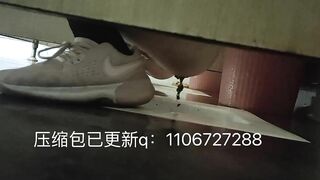 Women poop in disgusting toilet