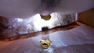 Hard shitting constipated poop comp