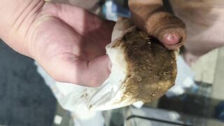 Changing out of a messy diaper