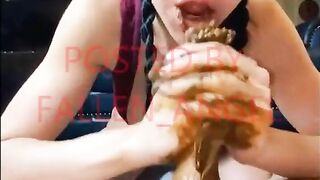 Closeup of Dirtiest Blow Job Ever