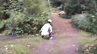 Amateur girl making soil more useful