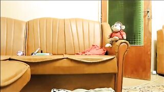 Eva smokes and poops