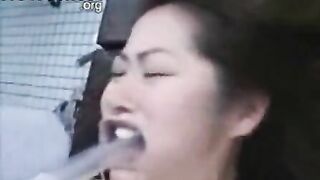 Everything this Asian shits out comes right back to her mouth