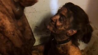 Filthy shit covered wife getting banged