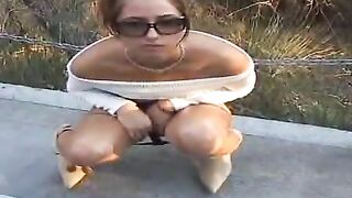 Girl shits nice messy load