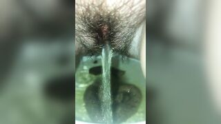 Hairy Poop and Pee super closeup