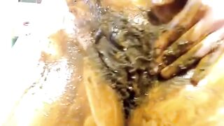 Hairy Scat Masturbation solo