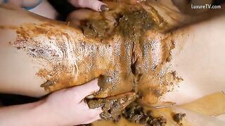 Kinky scat lesbians awesome vid